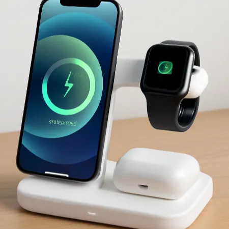 استند شارژر موبایل با طراحی مینیمالیستی